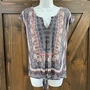 Lucky Brand short sleeve Womens shirt size S/P